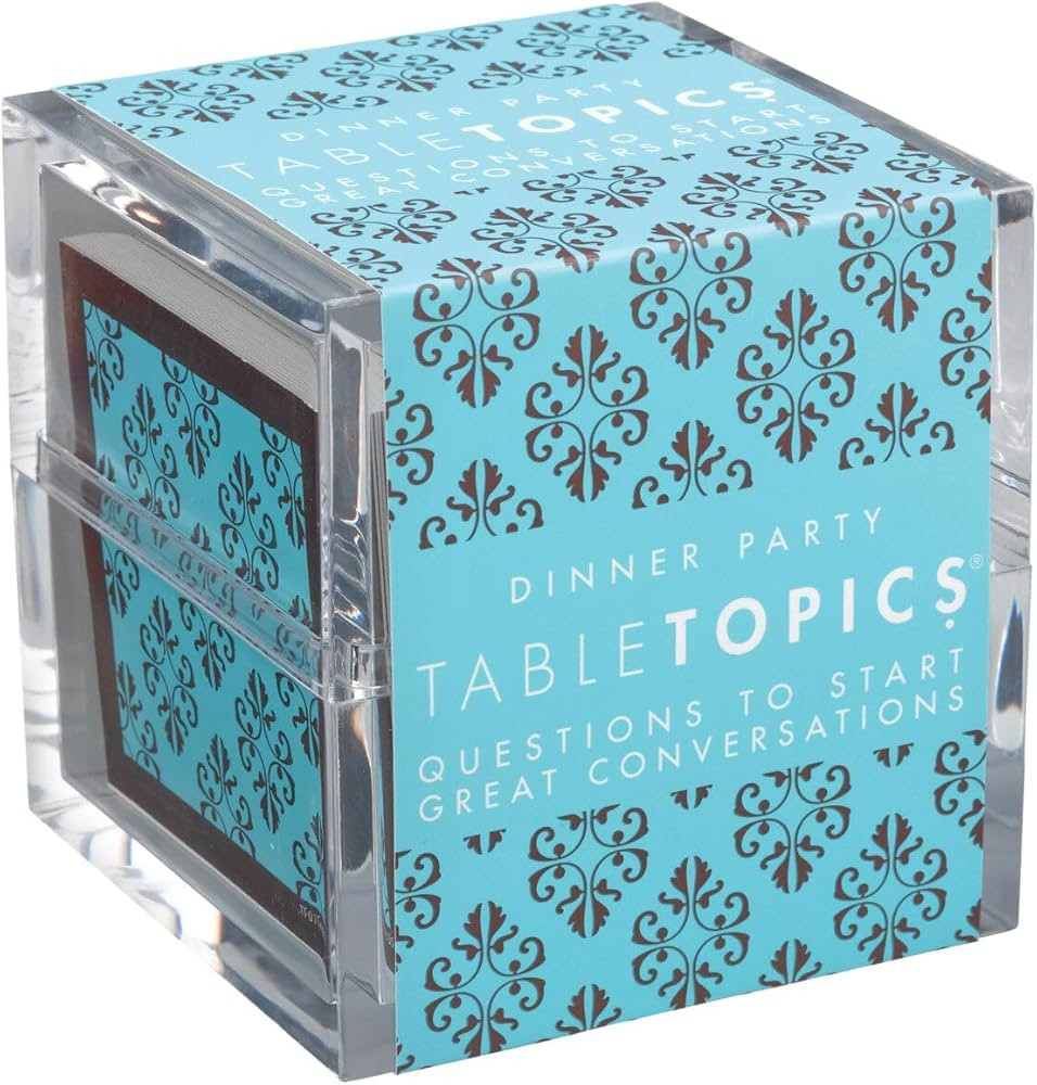 TableTopics Dinner Party - 135 Fun Question Cards - Perfect for Dinner Parties with Friends & Fam... | Amazon (US)