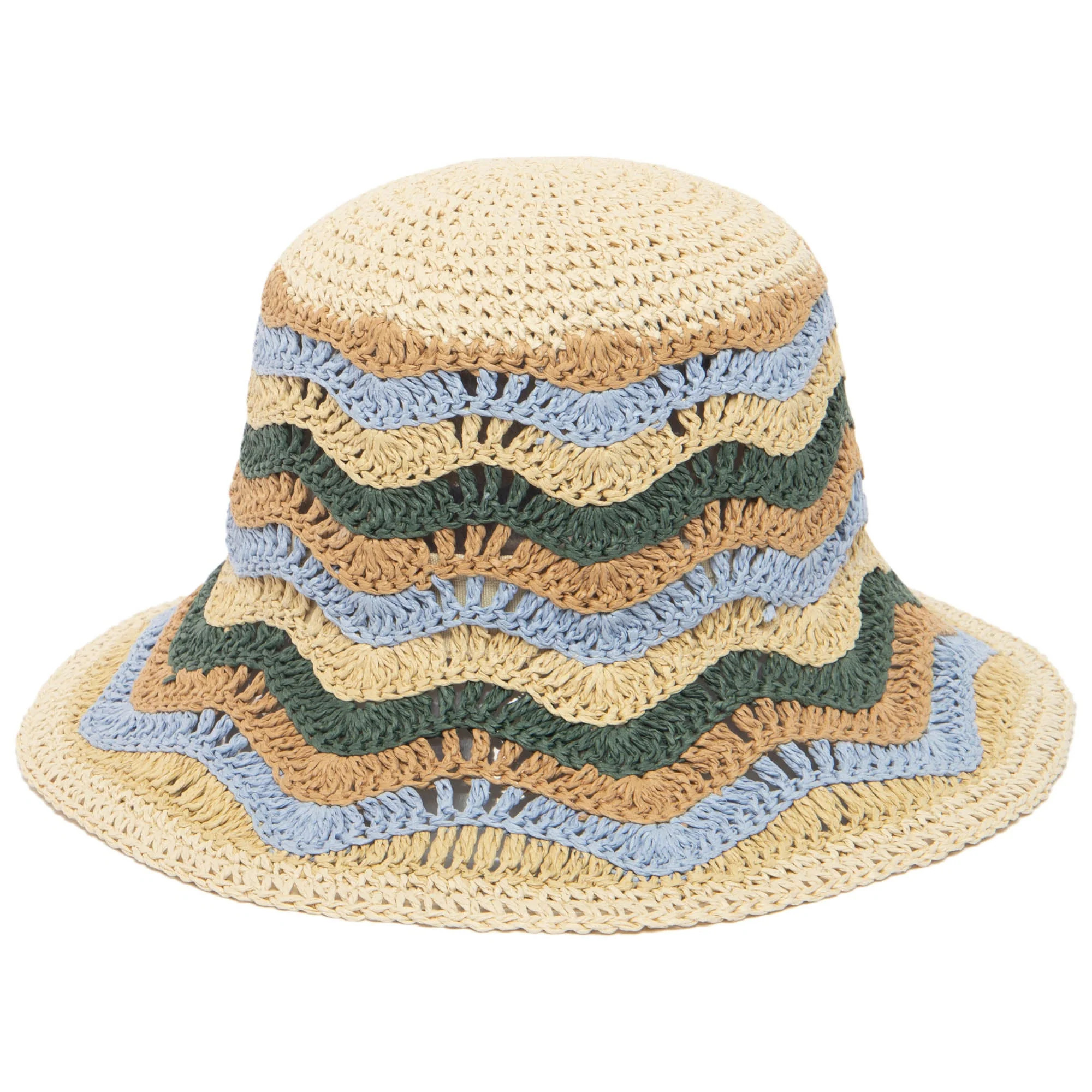 Del Mar - Wavy Striped Bucket Hat | San Diego Hat Company