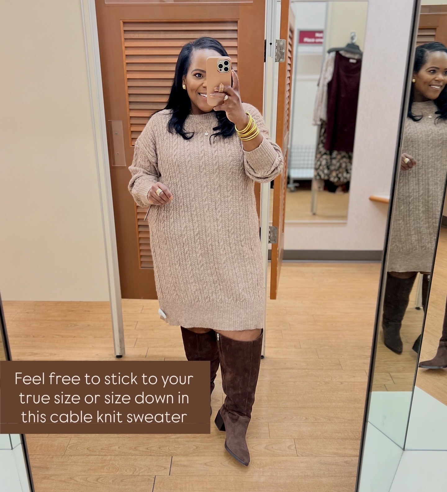 Love this cable knit sweater dress from Kohl’s 🤎🤎🤎

#LTKSaleAlert #LTKPetite #LTKMidsize