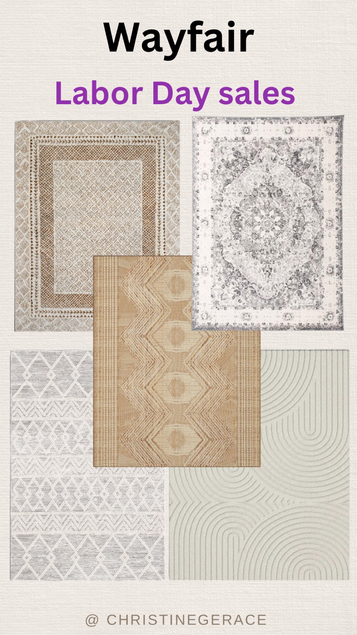 Wayfair Labor Day clearance take up to 70% off! Loving these  area rugs! 

Modern home, entryway, Wayfair, area, rug, home decor 

#LTKHome #LTKStyleTip #LTKSeasonal