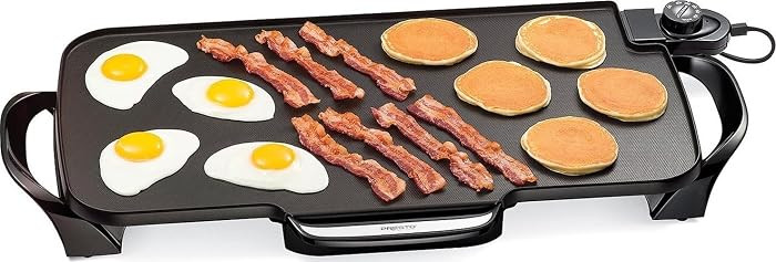 Presto 07061 22-Inch Electric Griddle with Removable Handles, Extra-Large Nonstick Ceramic Surfac... | Amazon (US)