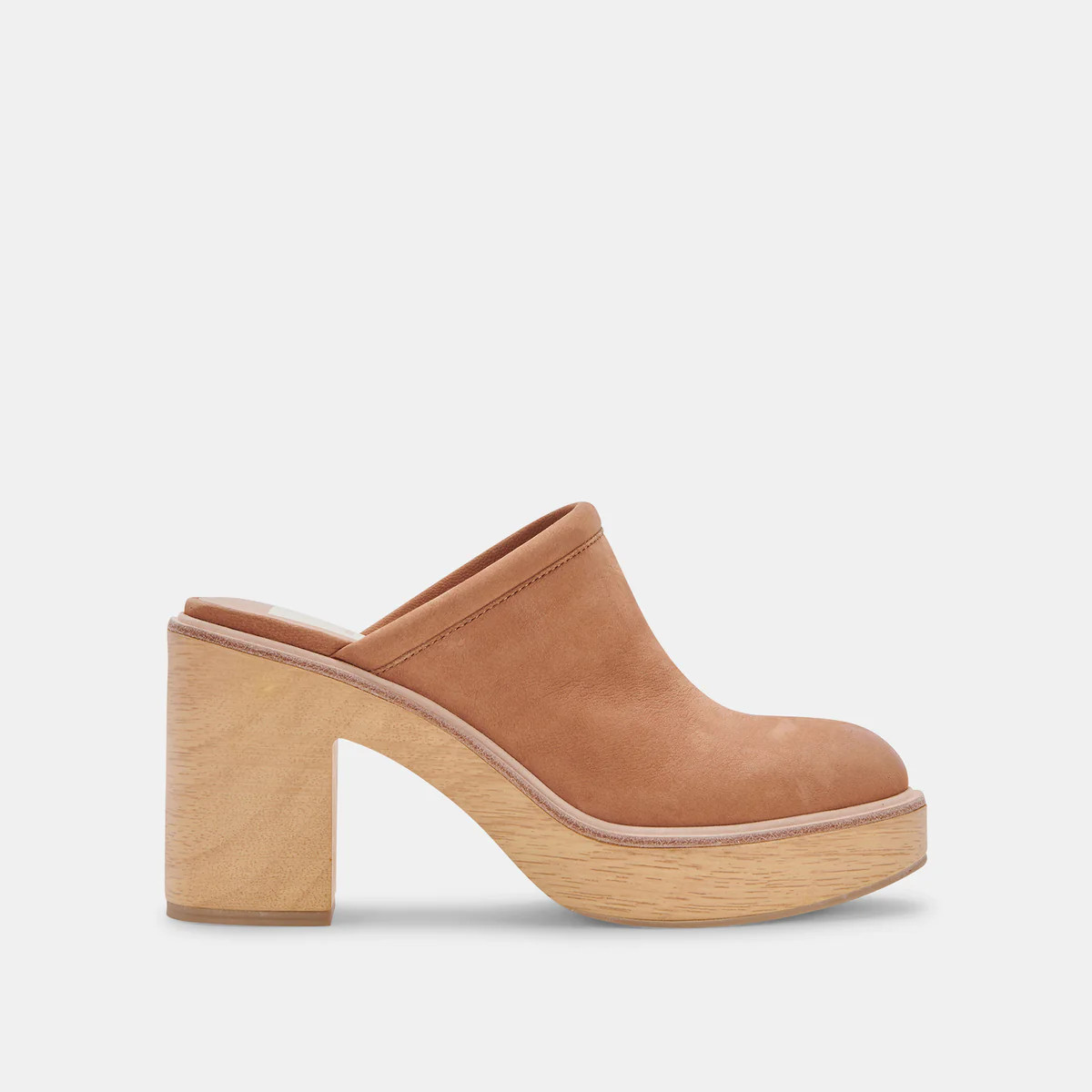 CAMDIN HEELS PRALINE NUBUCK | DolceVita.com