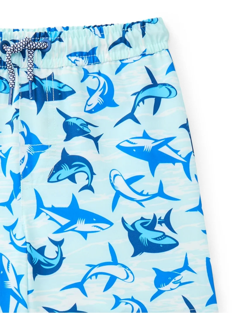 Wonder Nation Baby and Toddler Quick- Dry Swim Trunk, Sizes 12M-5T | Walmart (US)