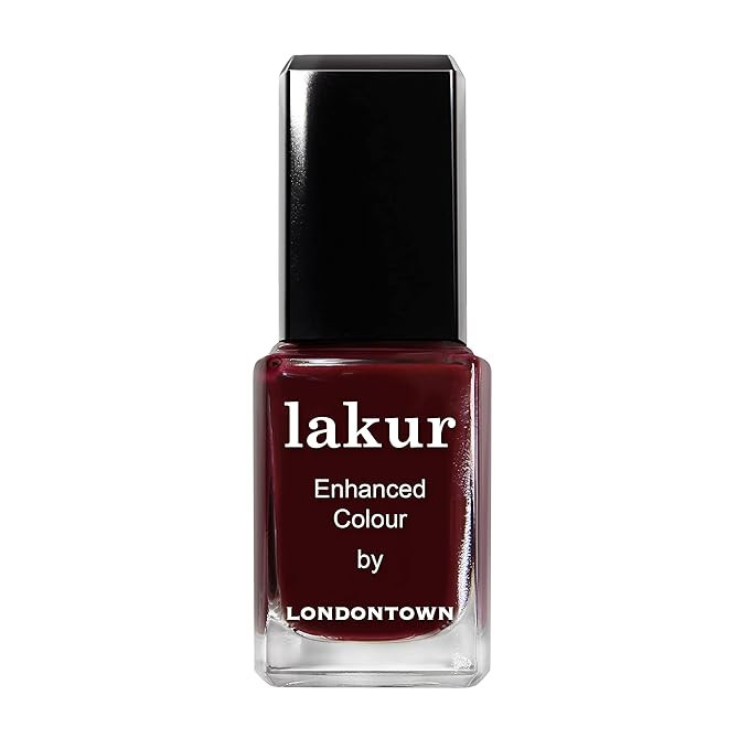 LONDONTOWN lakur Nail Polish - Chip-Resistant, Non-Toxic, Conditions & Hydrates Nails | Glossy Bl... | Amazon (US)