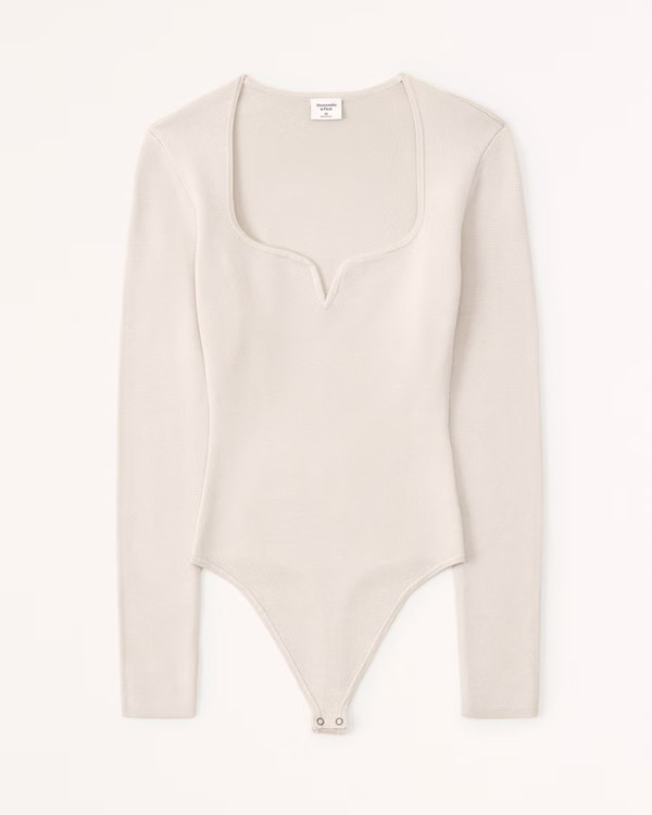Sweetheart Sweater Bodysuit | Abercrombie & Fitch (US)