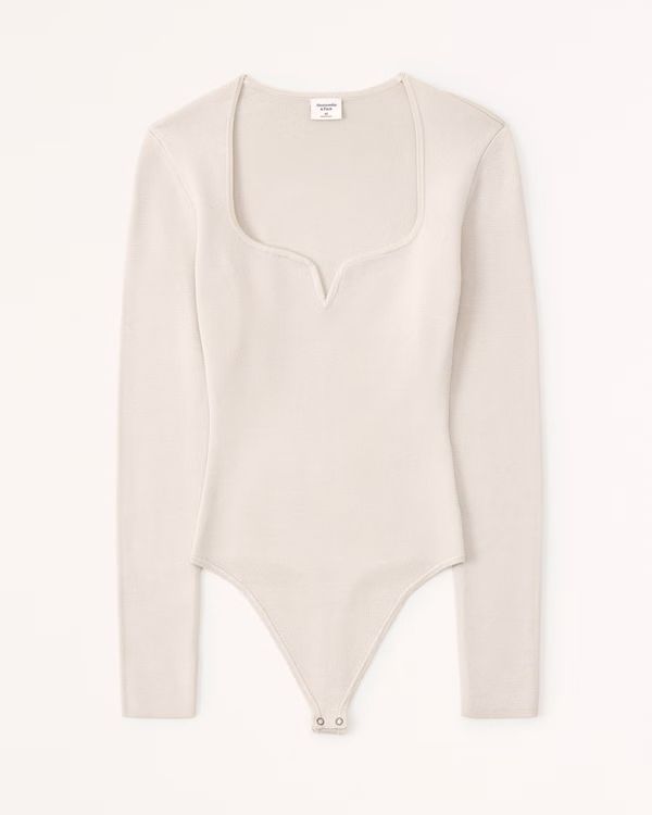 Women's Sweetheart Sweater Bodysuit | Women's | Abercrombie.com | Abercrombie & Fitch (US)