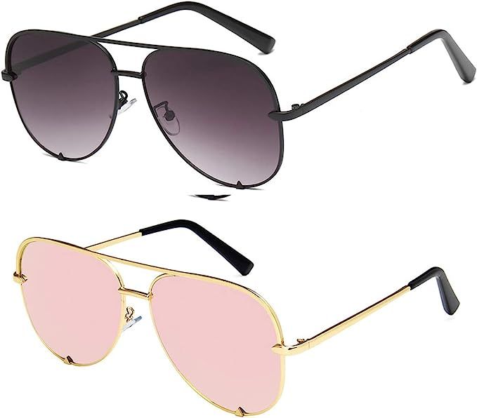 SORVINO Aviator Sunglasses for Women Classic Oversized Sun Glasses UV400 Protection | Amazon (US)