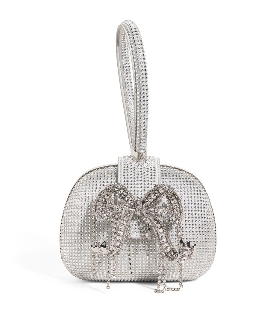 Embellished Bow Top-Handle Bag | Harrods