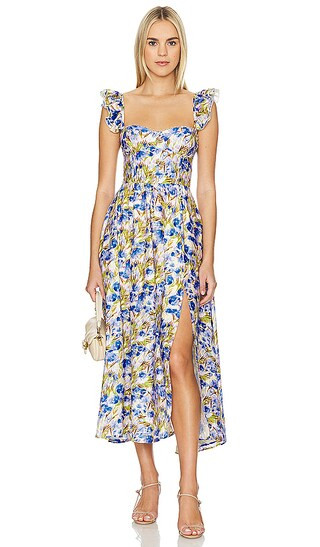 Wedelia Dress in Yellow Blue Floral | Revolve Clothing (Global)