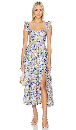 Wedelia Dress in Yellow Blue Floral | Revolve Clothing (Global)