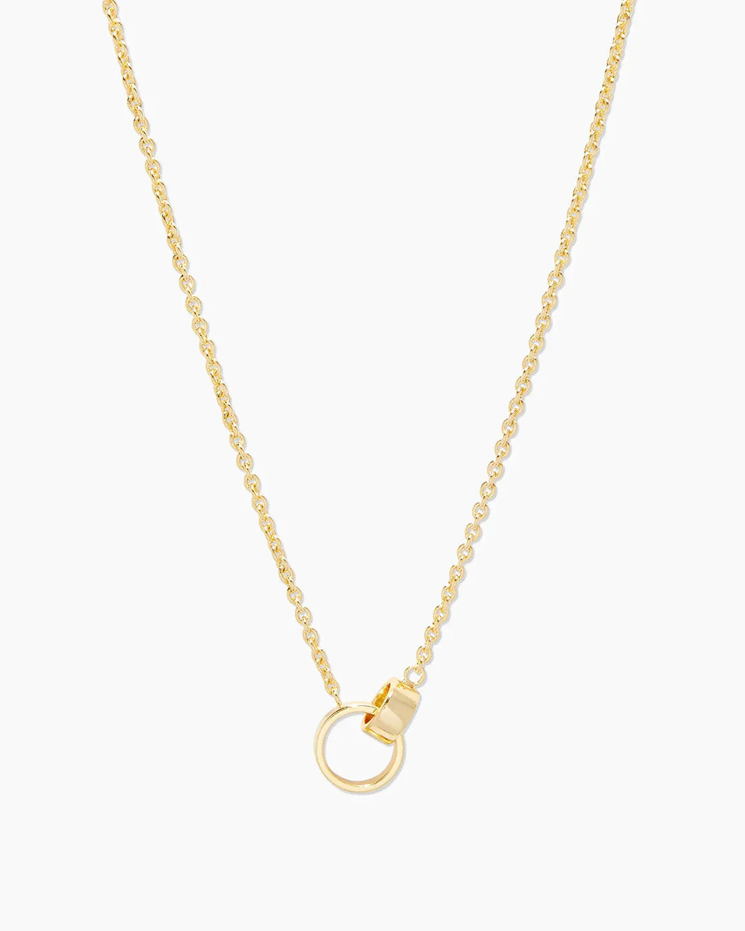 Rose Interlocking Necklace in Gold, Women's by gorjana | Gorjana