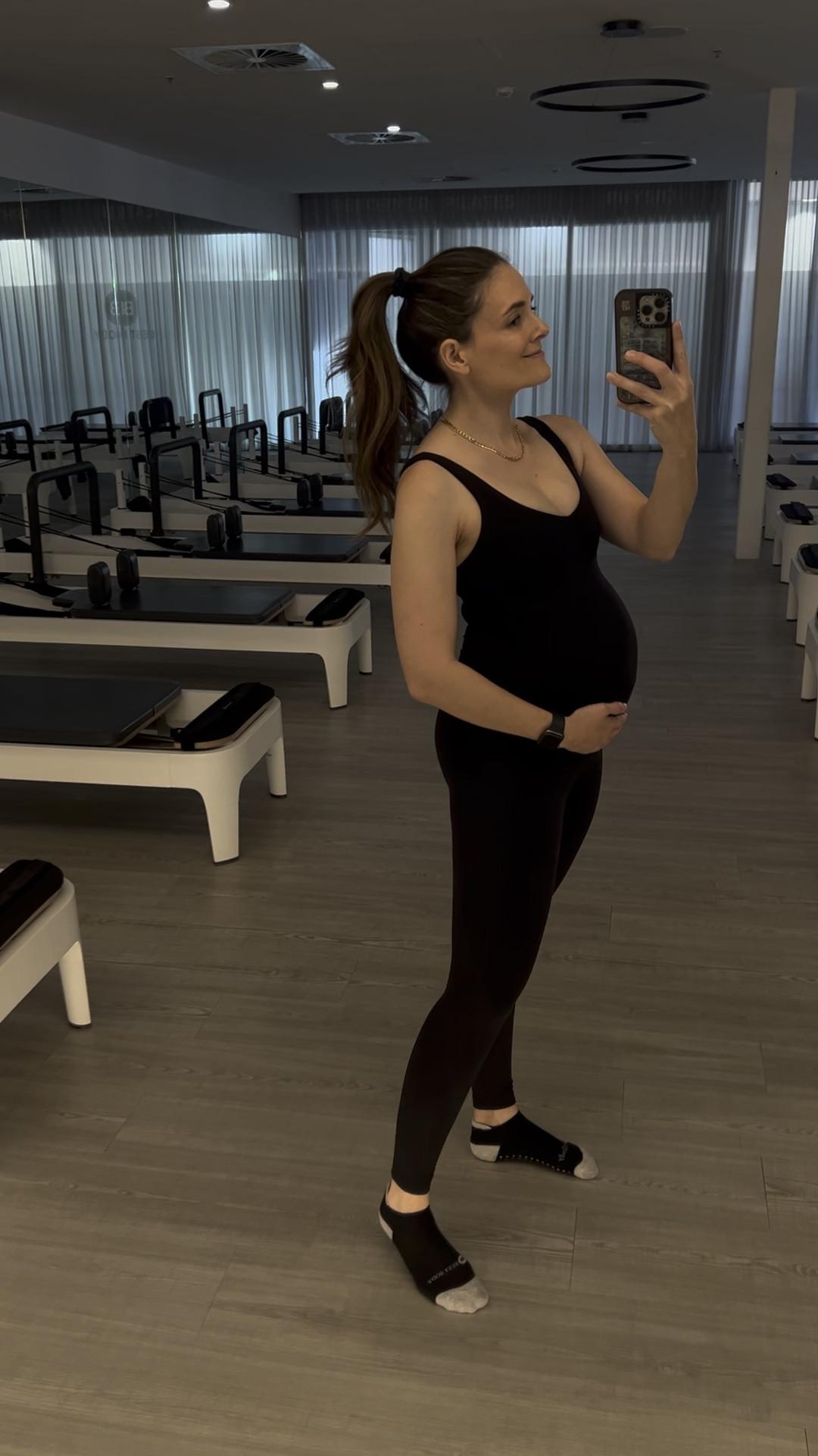 The perfect jumpsuit to wear for the first trimesters, this one is comfortable for workouts like pilates or walks or simply running errands or running after a toddler. 

#LTKaustralia #LTKfitness #LTKmaternity