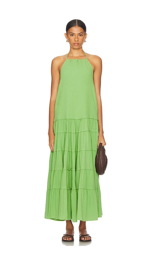 Free People x free-est Somewhere Sunny Maxi Dress in Green. - size M | Revolve Clothing (Global)