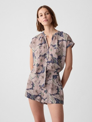 Crinkle Gauze Dolman PJ Top | Gap (US)