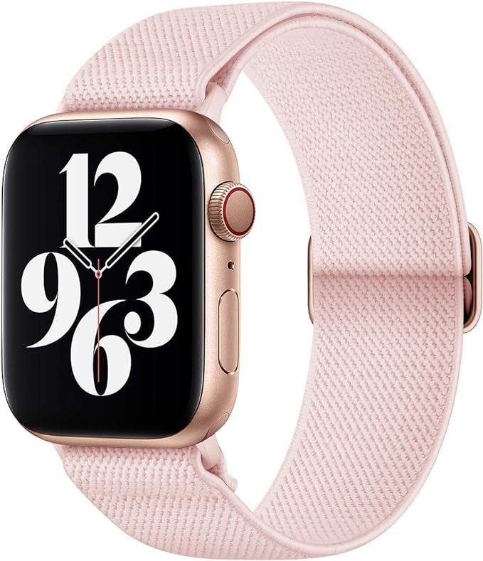AMANECER Stretchy Nylon Watch Bands Compatible with Apple Watch Ultra Series 8/7/6/5/4/3/2/1 SE, ... | Amazon (US)