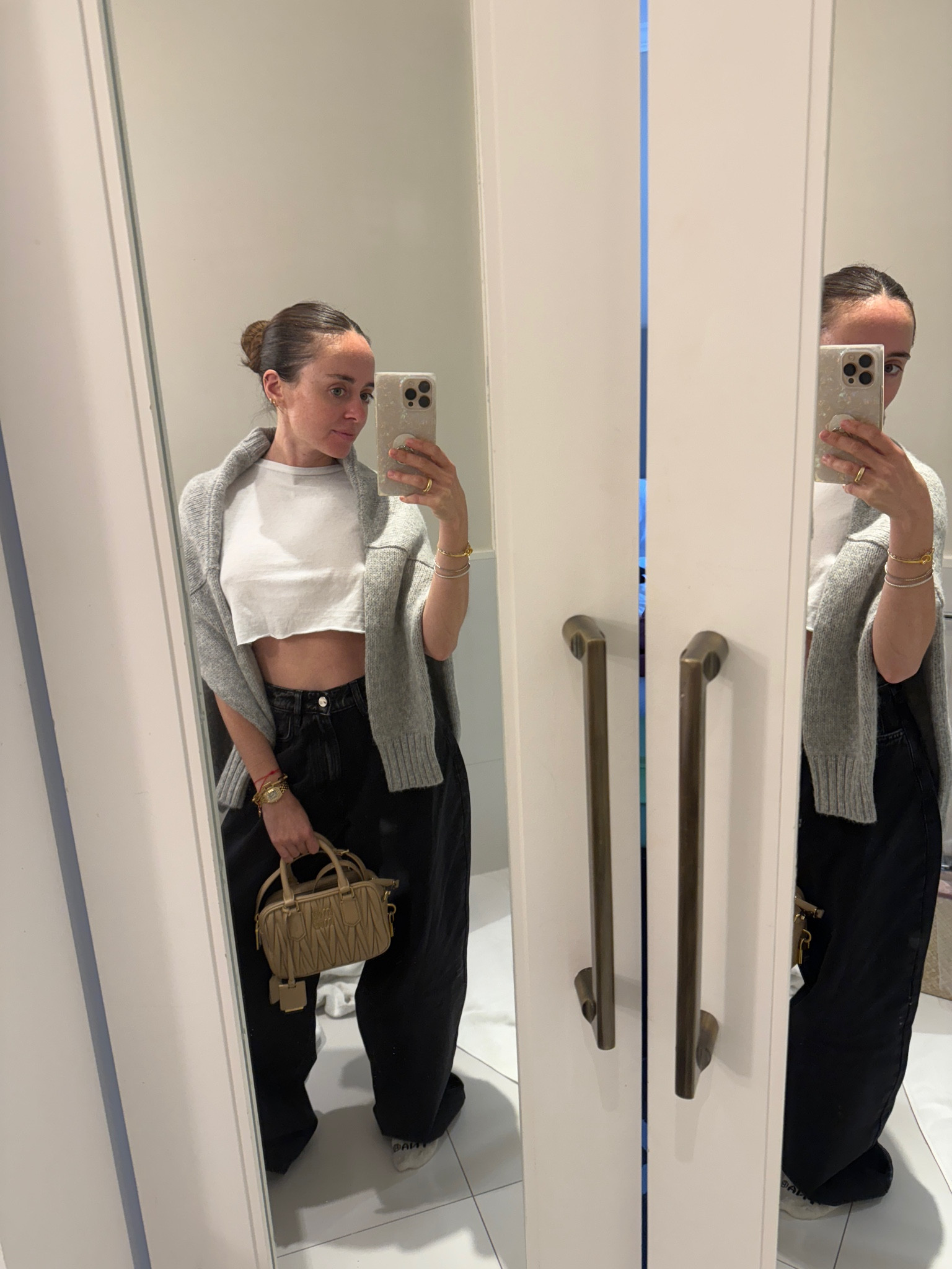 Best jeans ever. I really have been loving Ronny Kobo denim. They are a bit of an investment but I love the fit and get my moneys worth by rewearing them all the time! I love this look for a casual day out, running errands, even a casual brunch! 

#casualoutfit 
#denim


#LTKStyleTip #LTKWatchNow #LTKTravel