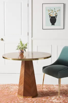 Quillen Marquetry Bistro Table | Anthropologie (US)
