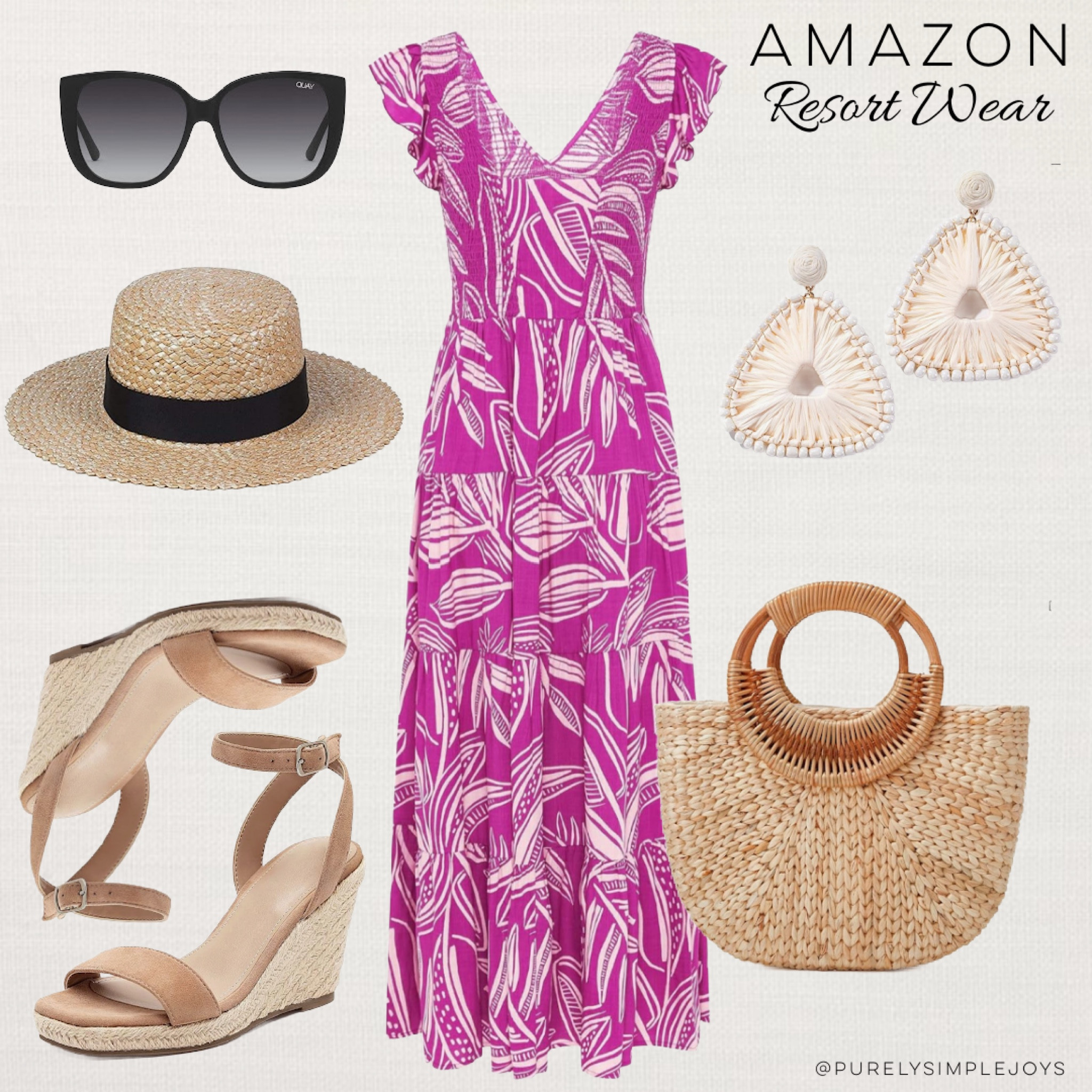 ⭐️ AMAZON resort wear 
Vacation looks 
Cruise wear 
Spring break outfit 
Beach vacation outfit 
Vacation dress 
Amazon dress 
Straw bags 
Amazon outfit idea 
Outfit ideas for women 
Style tip 
#founditonamazon #amazonfashion 


#LTKstyletip #LTKfindsunder50 #LTKSeasonal