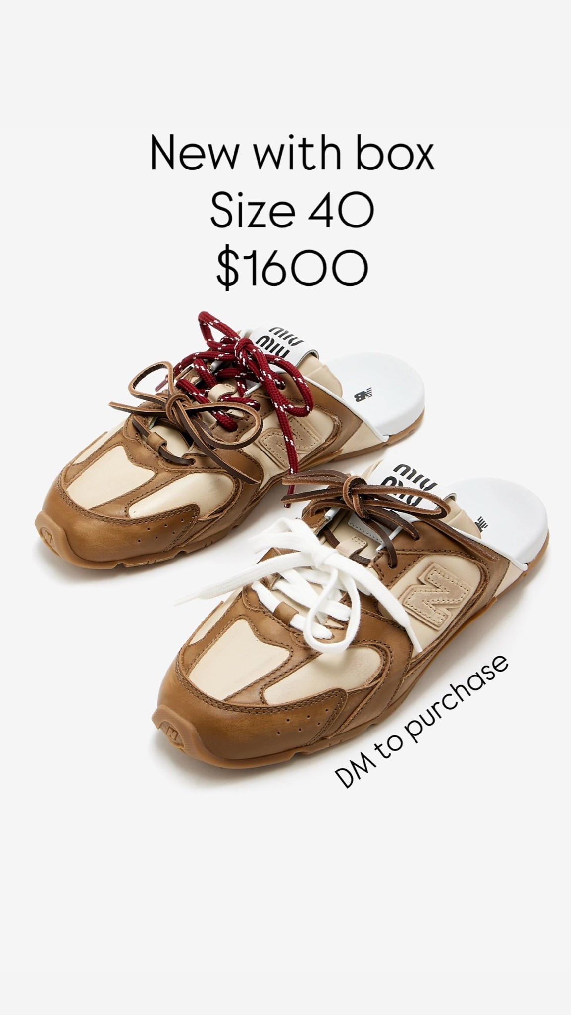 DM on Instagram @ GoldenGooseGang to purchase! 

#miumiu #newbalance #ltkshoecrush

#LTKmomlife #LTKWorkwear #LTKTravel