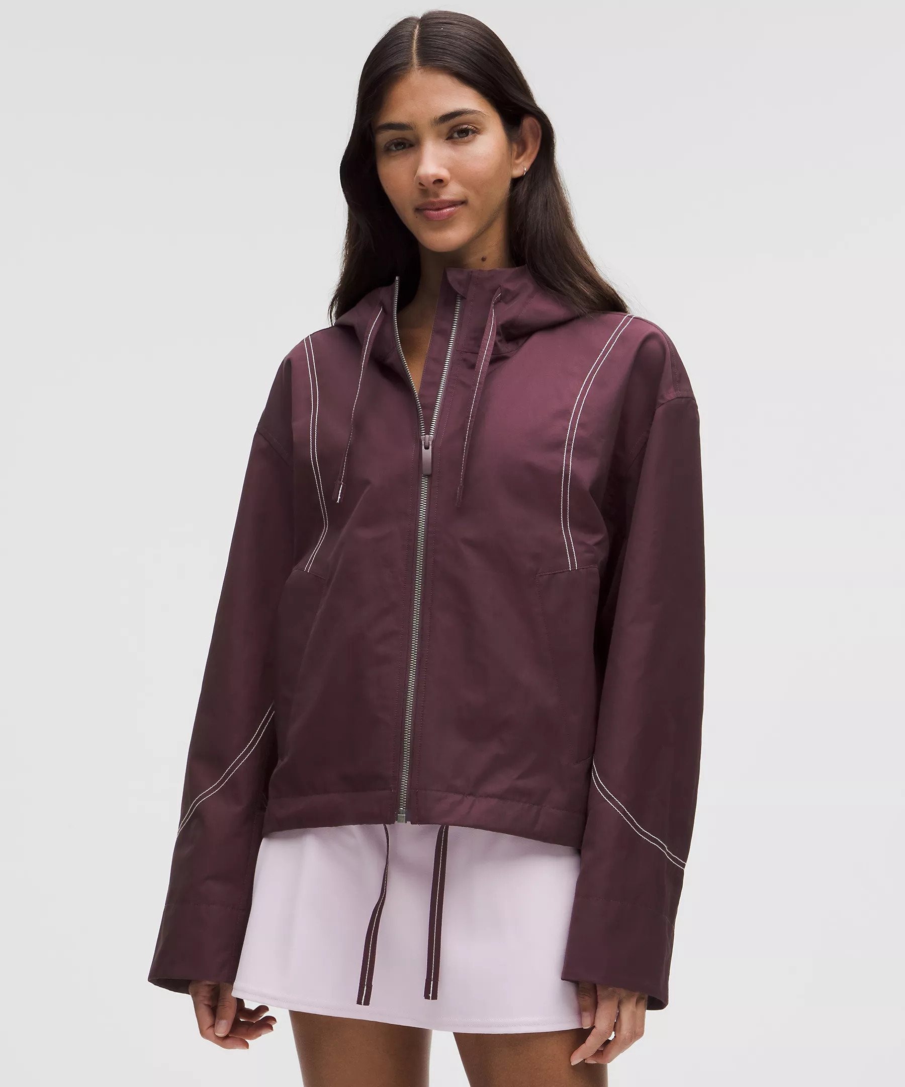 Water-Resistant Cropped Hooded Jacket | Lululemon (US)