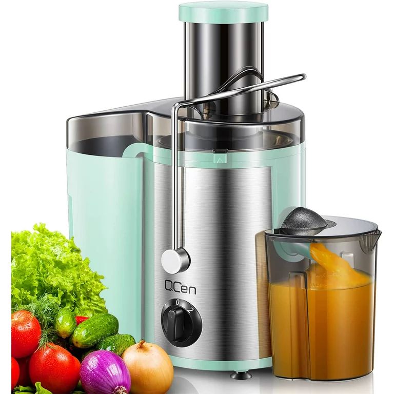 Qcen Juicer Machine, 500W Centrifugal Juicer Extractor with Wide Mouth 3” Feed Chute for Fruit ... | Walmart (US)