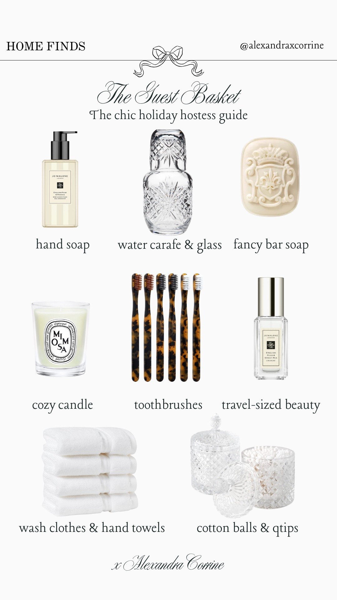 The ultimate guest basket for the holiday season 🧺🤍

Guest basket, guests, holiday hosting, hostess, gift basket, hosting essentials, home items, bathroom essentials 

#LTKHome #LTKHoliday