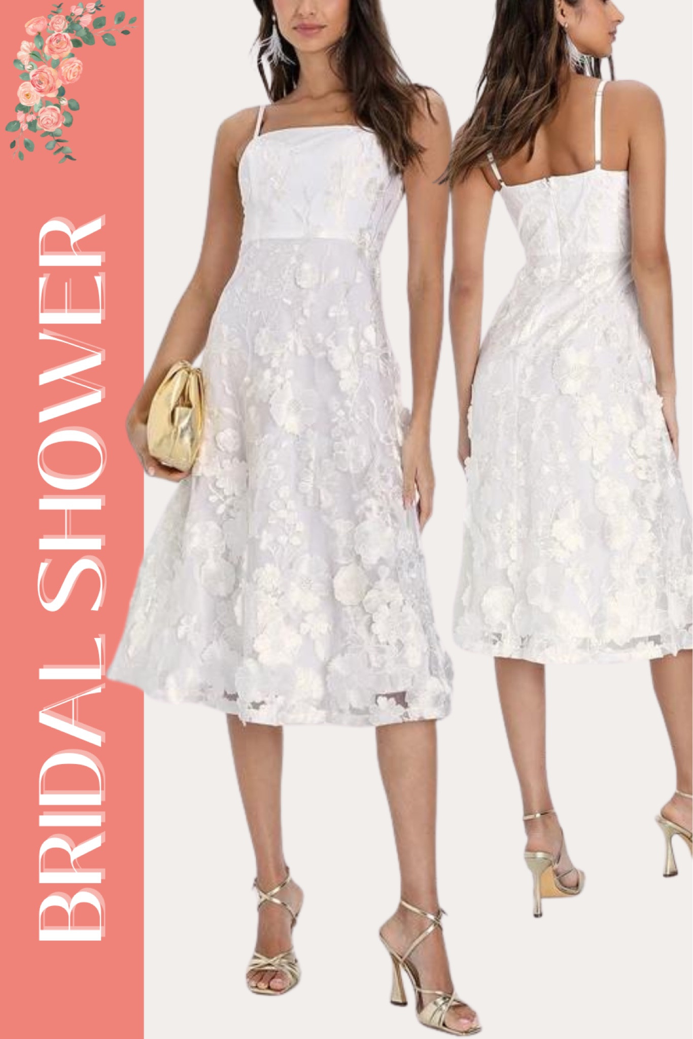 This floral bridal shower dress is so elegant!

#LTKwedding #LTKU