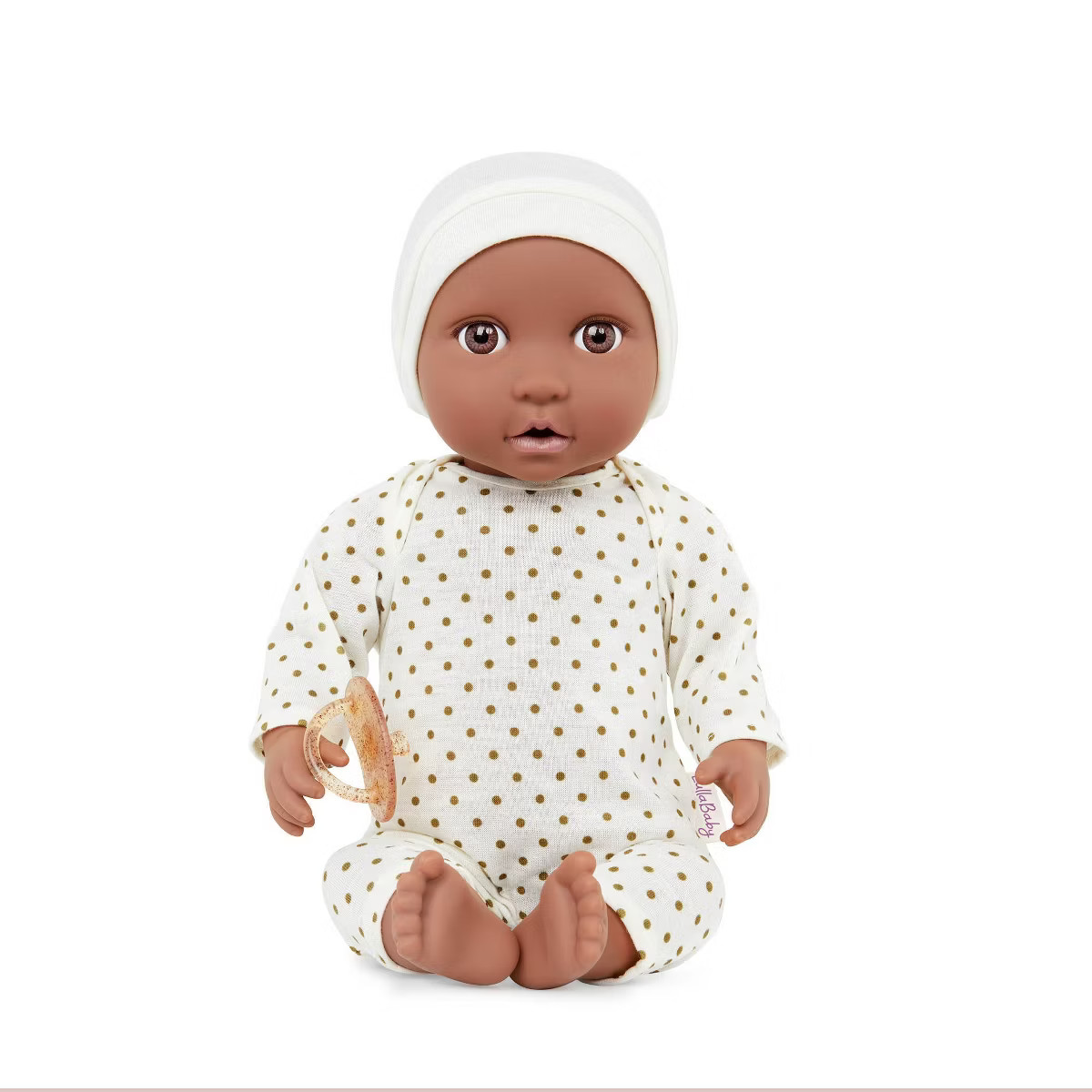 LullaBaby Doll With Polka Dot Ivory Pajama And Pacifier | Target