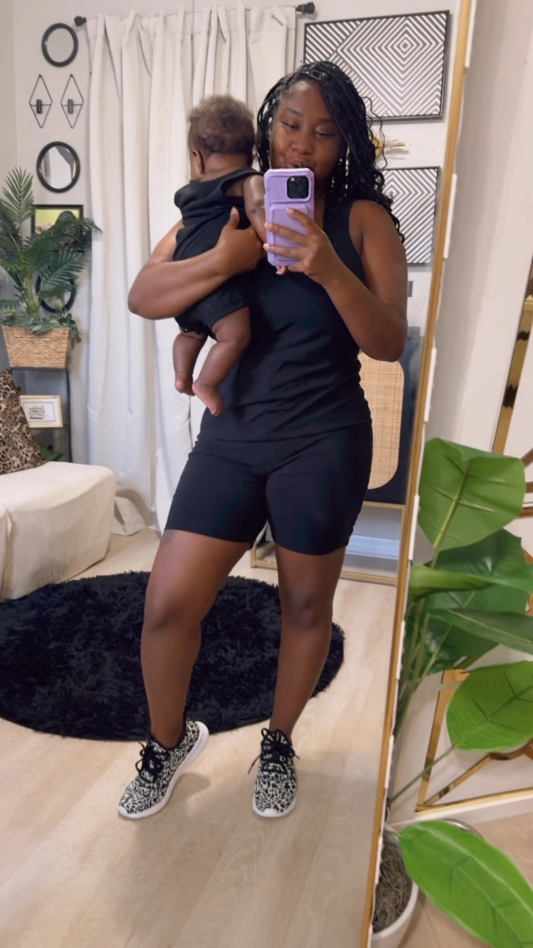 Matching rompers with my son! My romper is super comfortable and great for running errands or walking around the neighborhood (which I did). Of course , I wanted to match with my 4-month old son 

#LTKFindsUnder100 #LTKBaby #LTKFamily