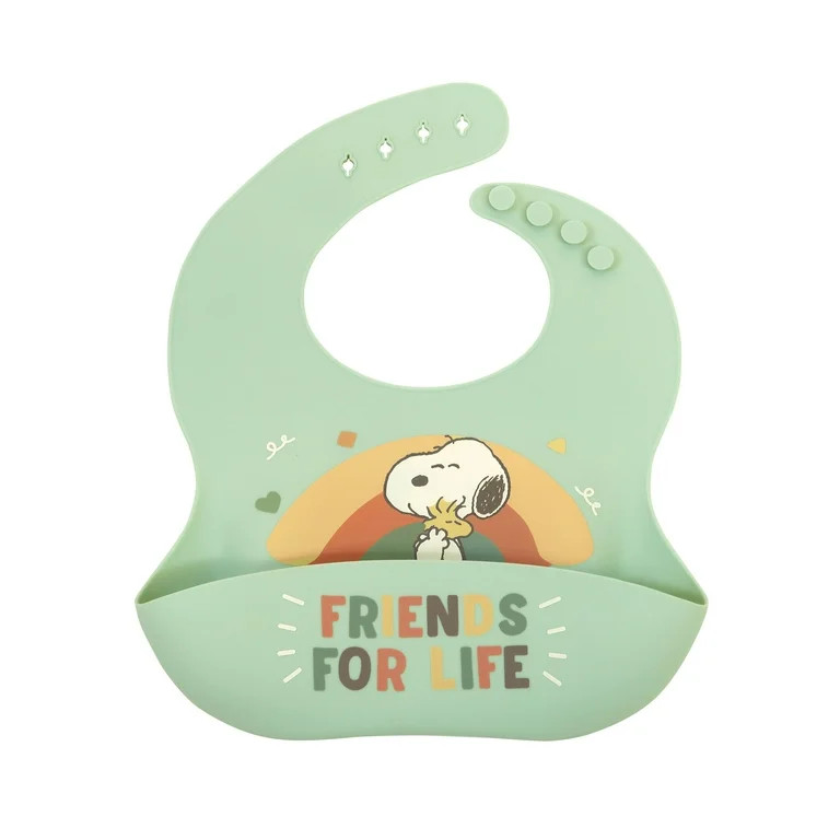 Peanuts Snoopy Silicone Unisex Infant Bib | Walmart (US)