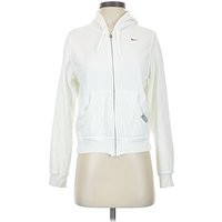 Nike Zip Up Hoodie: White Tops - Size 4 | ThredUp (US)