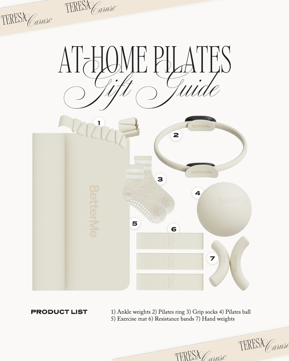 At-Home Pilates Gift Guide 

 #LTKGiftGuide #LTKHoliday #LTKfitnessgoals
