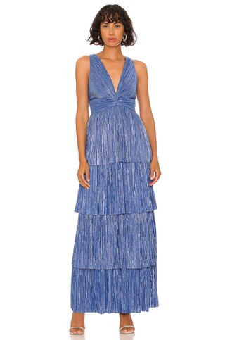 Sabina Musayev Delphina Maxi Dress in Blue from Revolve.com | Revolve Clothing (Global)