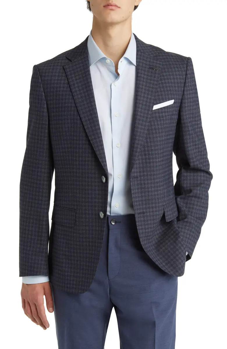 Hutson Plaid Wool Blend Sport Coat | Nordstrom
