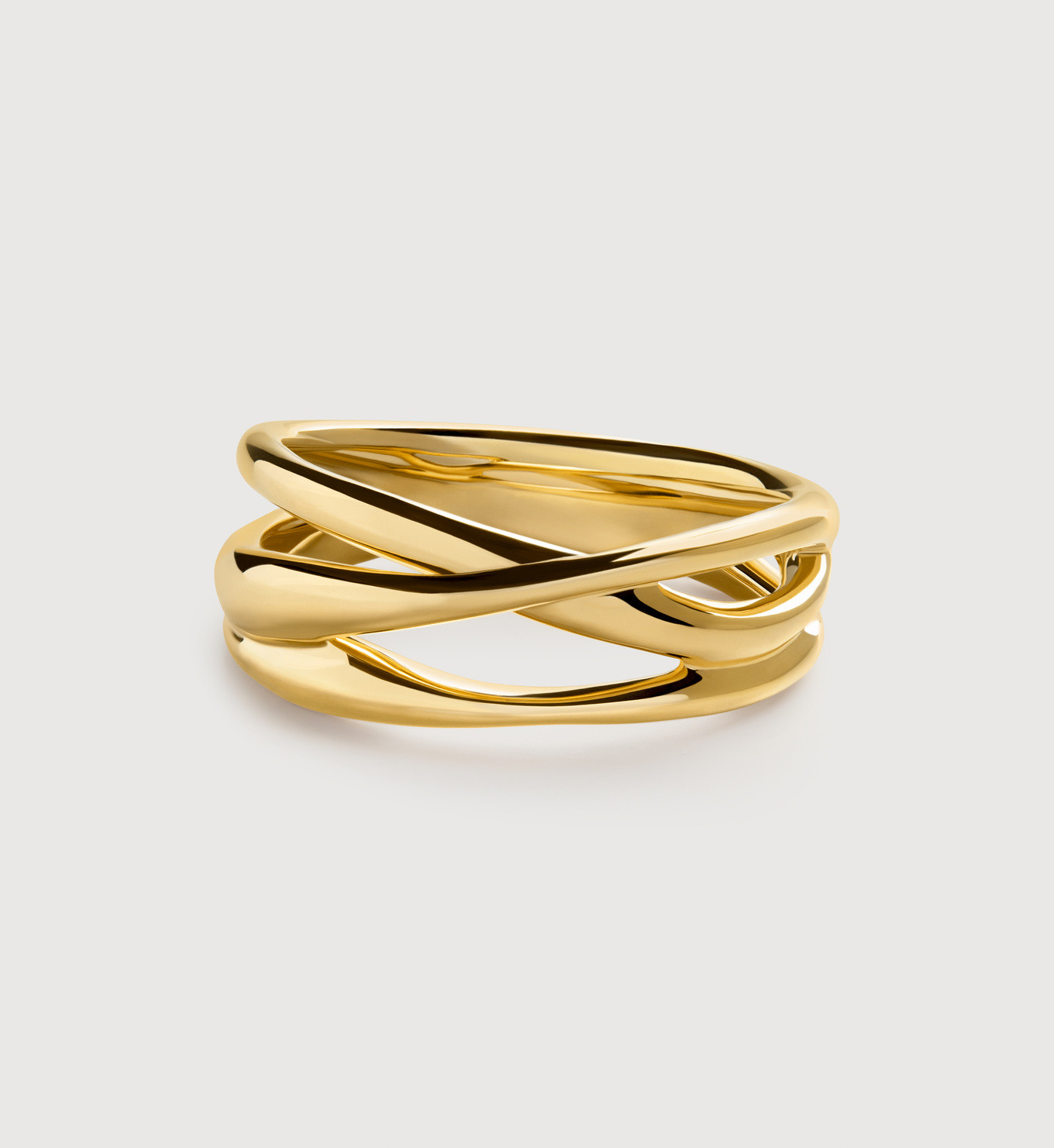Nura Cross Over Ring | Monica Vinader (Global)