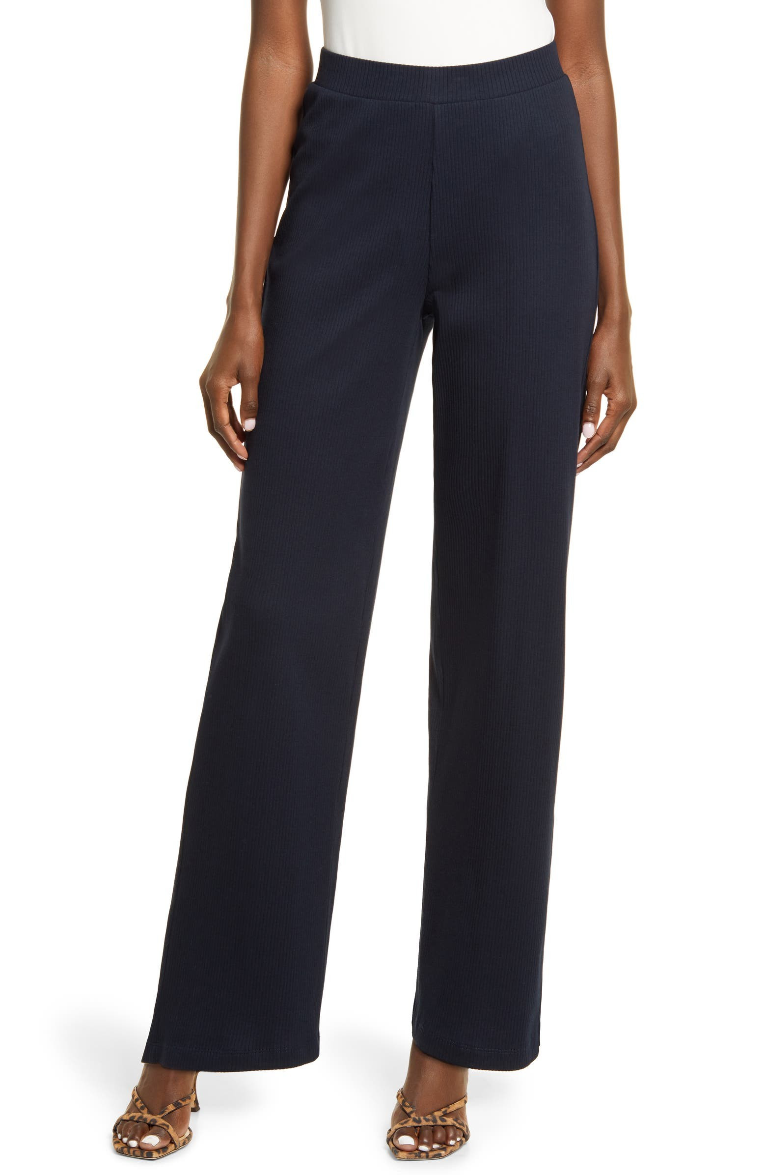 Peace High Waist Organic Stretch Cotton Palazzo Pants | Nordstrom