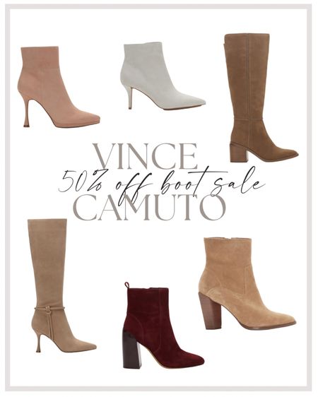 Vince Camuto has a 50% off sale right now on their boots and there are some beautiful classic styles that will be a great addition to your closet!

#LTKshoecrush #LTKSeasonal #LTKsalealert