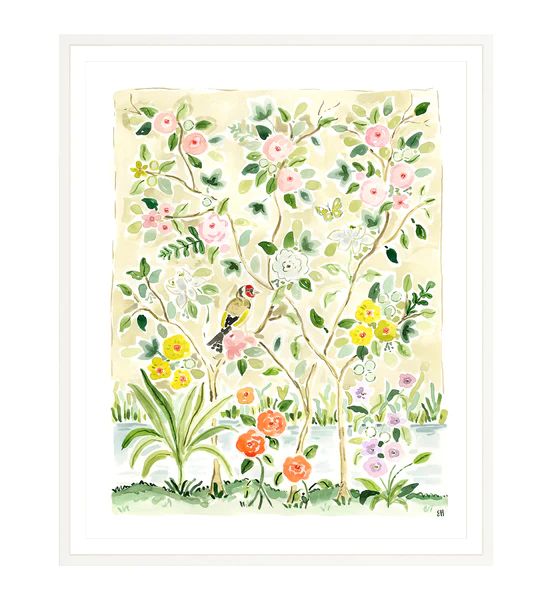 The "Breath of Fresh Flower Air No. 1" Chinoiserie Fine Art Print | Evelyn Henson