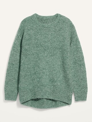 Cozy Plush-Yarn Cocoon Tunic Sweater for Women | Old Navy (US)