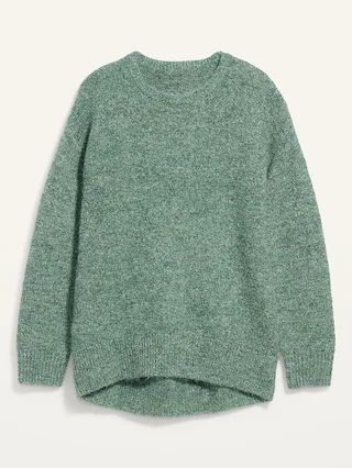 Cozy Plush-Yarn Cocoon Tunic Sweater for Women | Old Navy (US)