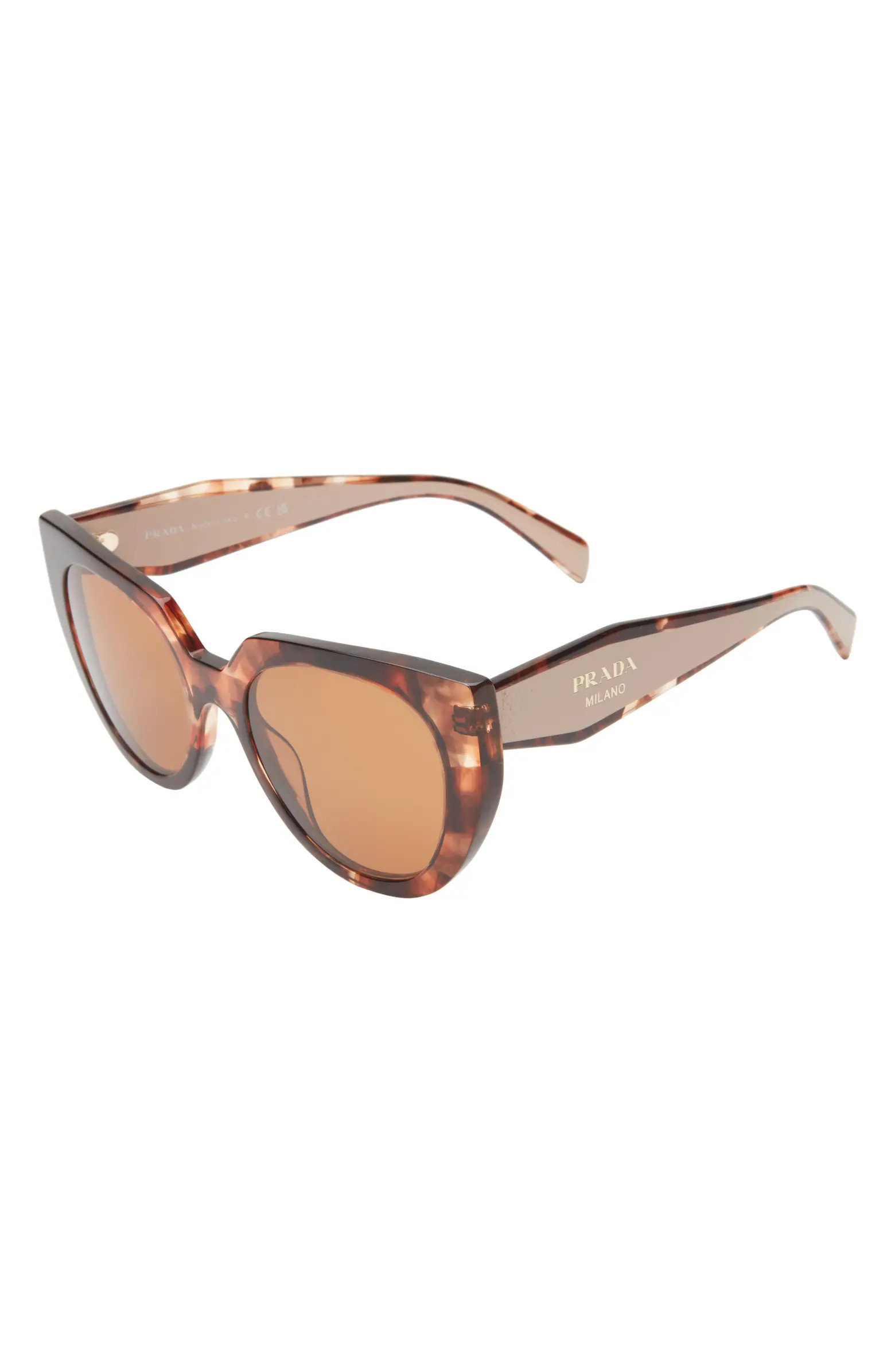 Prada 52mm Irregular Sunglasses | Nordstrom | Nordstrom