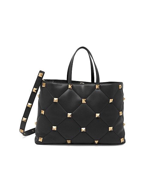 Roman Stud Grain Large Tote | Saks Fifth Avenue