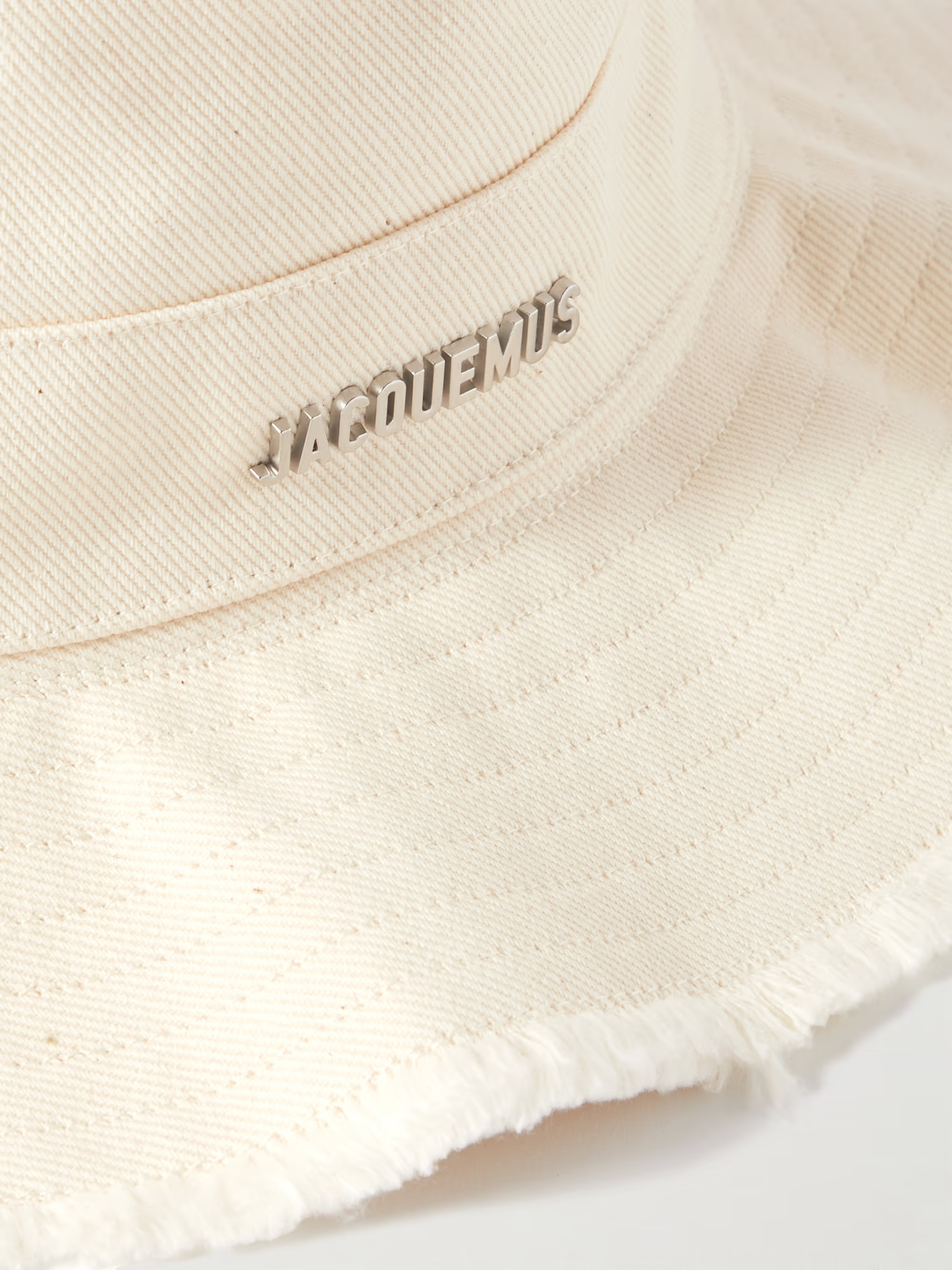 Le Bob Artichaut embellished frayed cotton-twill bucket hat | NET-A-PORTER (US)