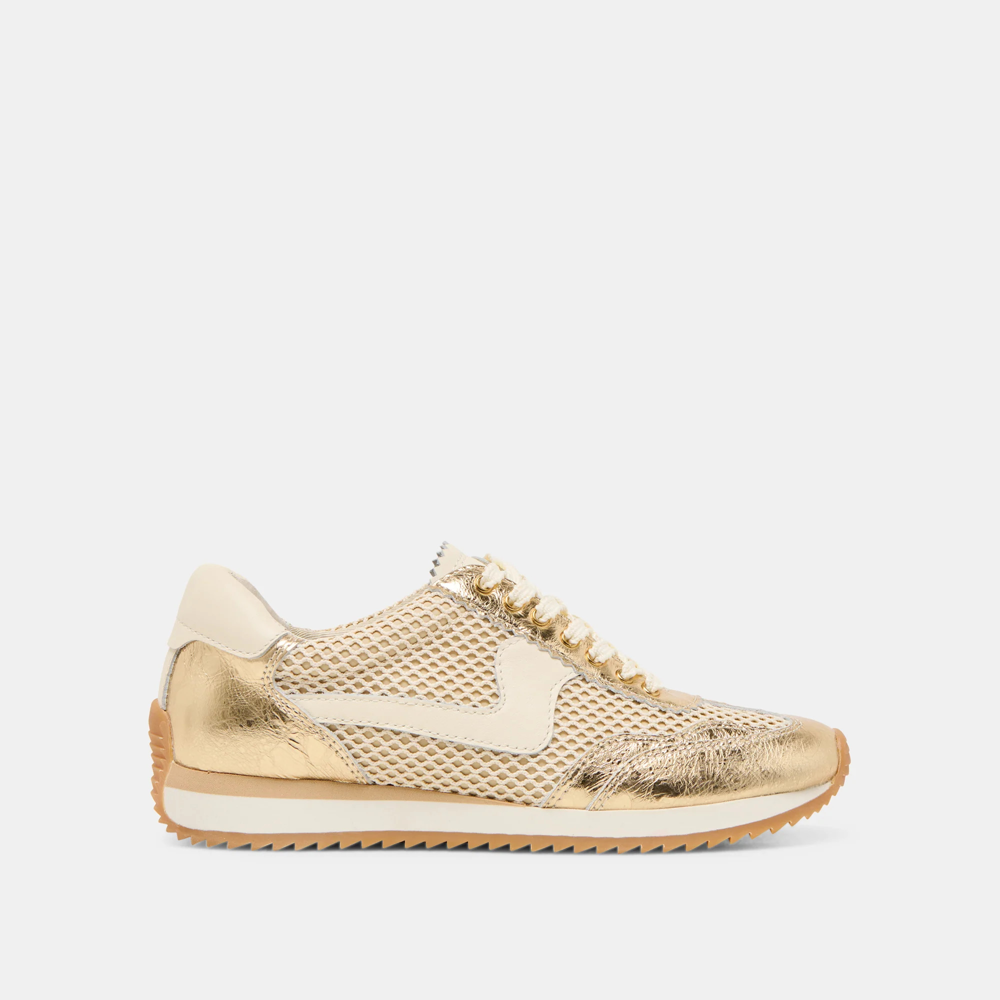 B.NTCD MESH SNEAKERS GOLD WOVEN MESH | DolceVita.com