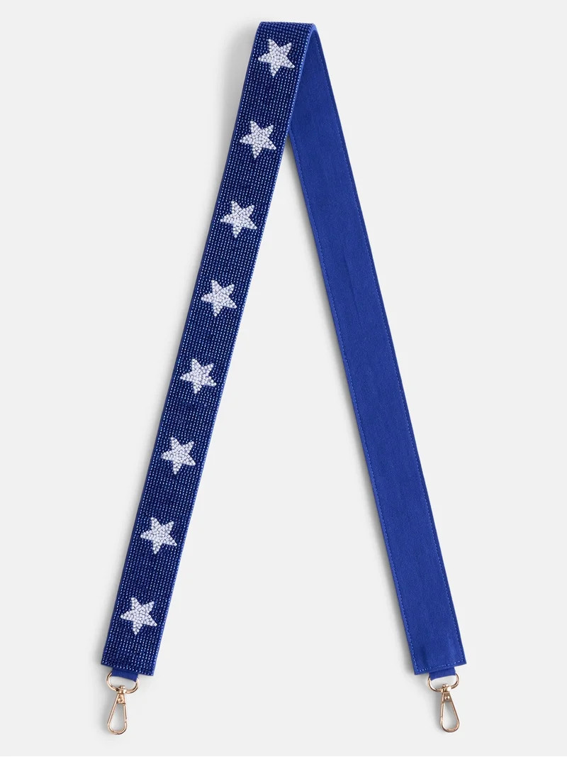 No Boundaries Women's Game Day Beaded Strap, Cobalt | Walmart (US)