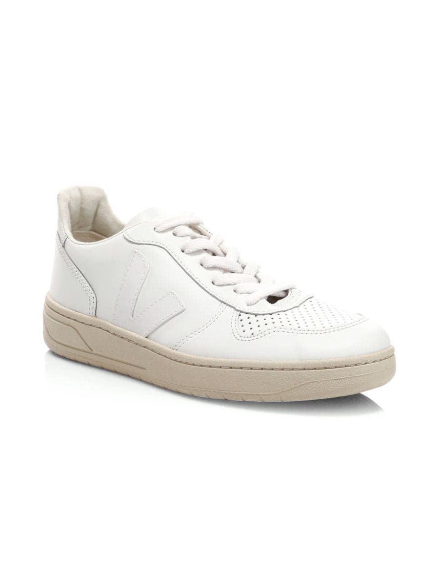V-10 Perforated Leather Low-Top Sneakers | Saks Fifth Avenue