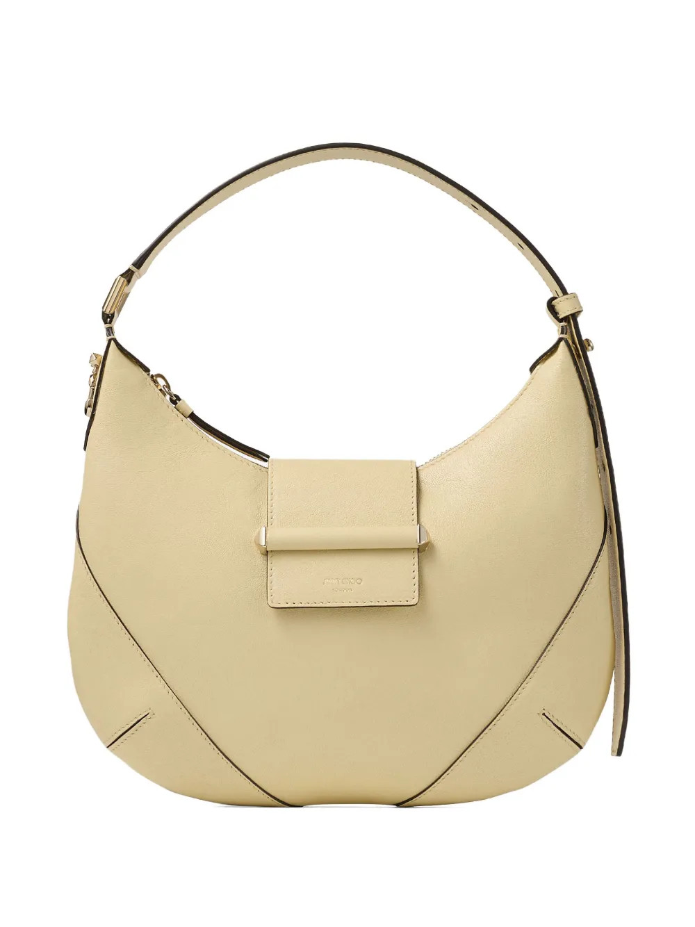 Jimmy Choo Small Bar Leather Shoulder Bag | Yellow | FARFETCH JP | Farfetch Global