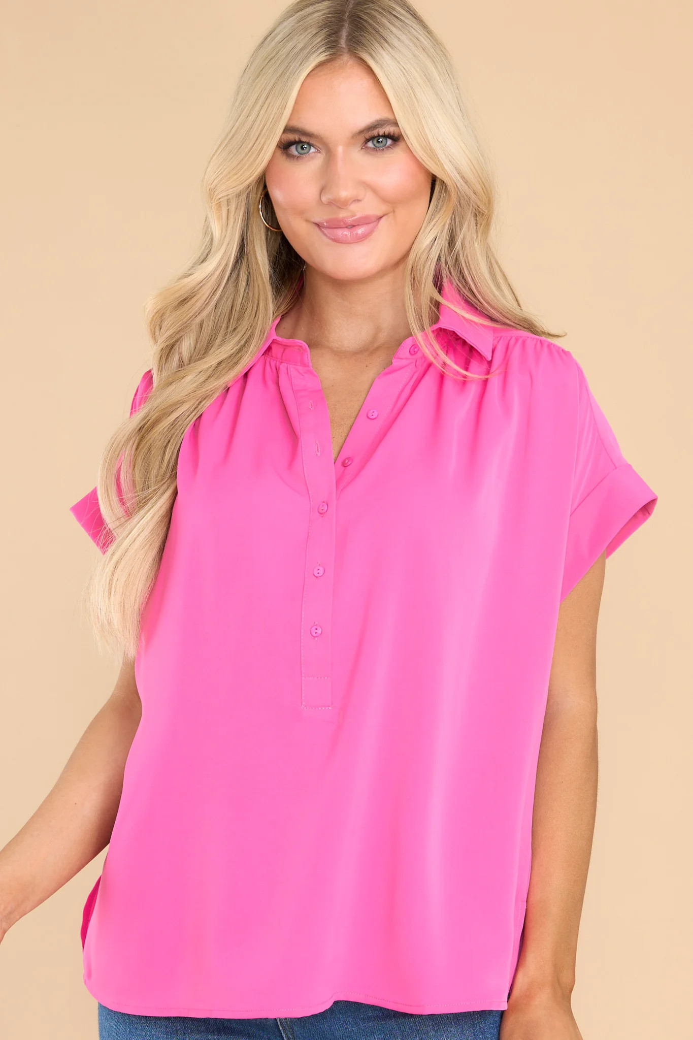 Lover Or Friend Pink Top | Red Dress 