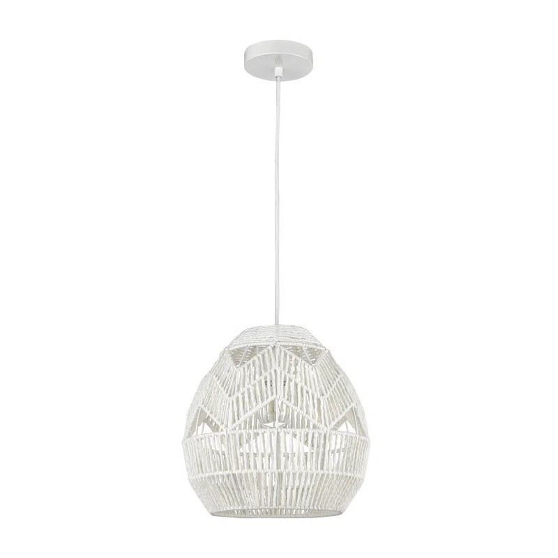 Nickelsberg 1 - Light White Unique/Statement Pendant | Wayfair North America