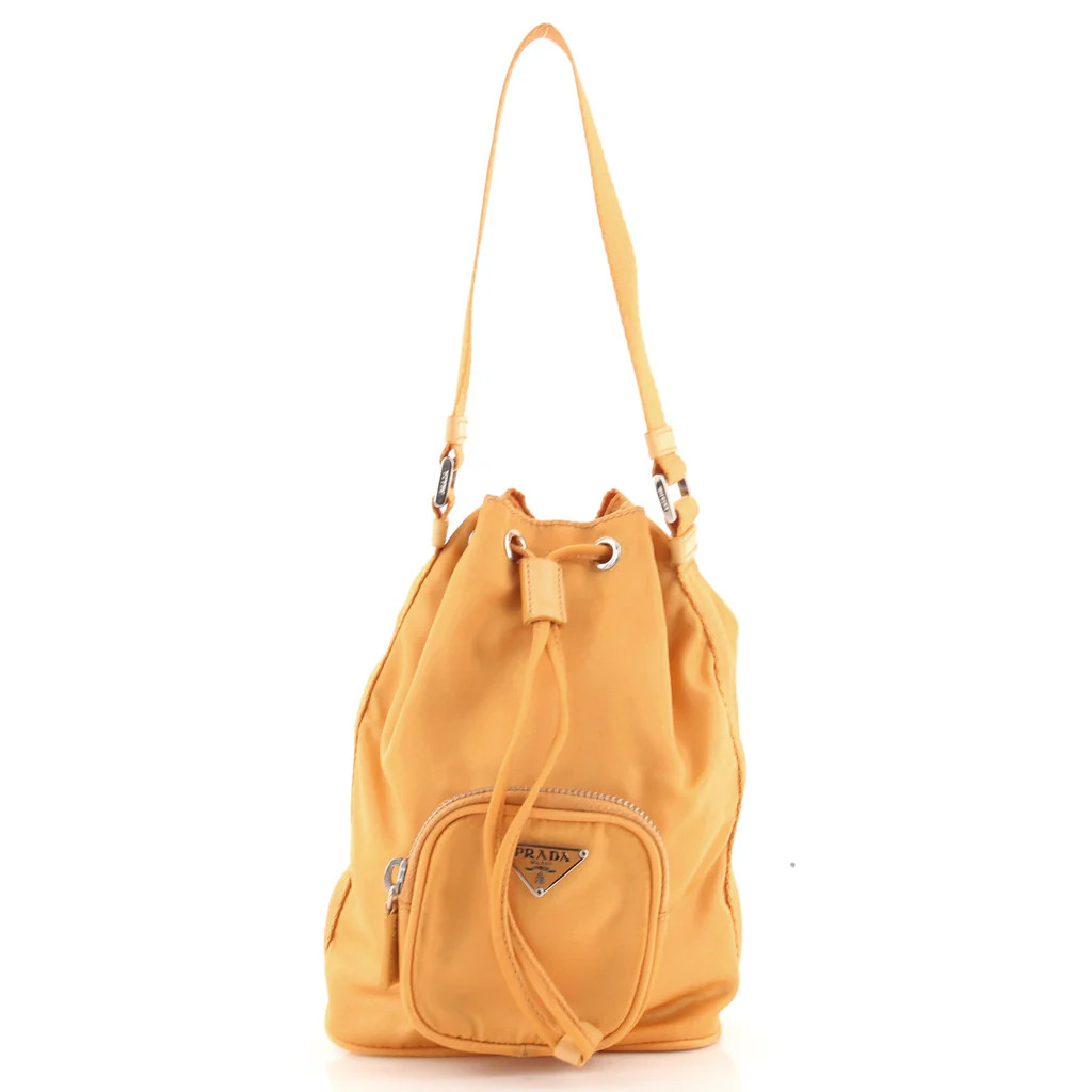 Drawstring Bucket Bag Tessuto Small | Rebag